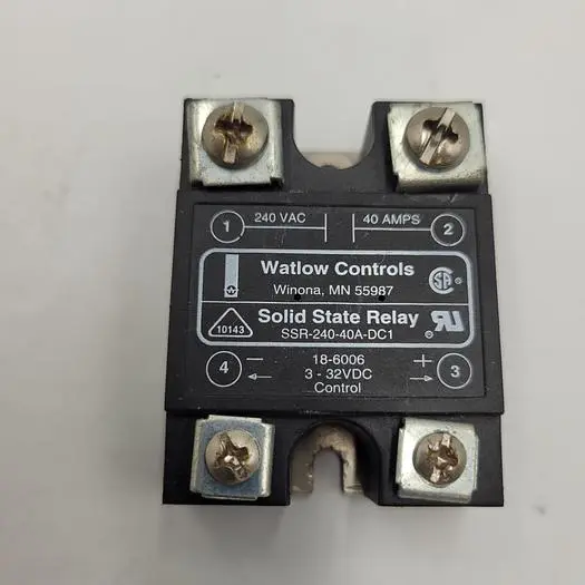 Used WATLOW WATLOW CONTROLS SSR-240-40A-DC1 SOLID STATE RELAY Relays & Switches | ND Industrial Surplus #1221570