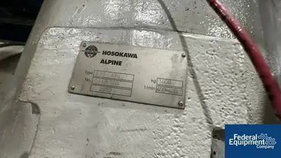 USED Hosokawa Hosokawa Alpine Fluidised Bed Opposted Jet Mill, Model 630 AFG 1