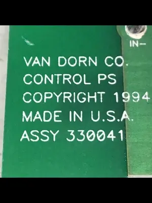 USED VAN DORN PC330-041