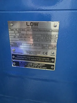 2020 Lloyd Dynamowerke GmbH (LDW) A5L 315 M42 - 04KT Testing Equipment | MD Equipment Services LLC (27)