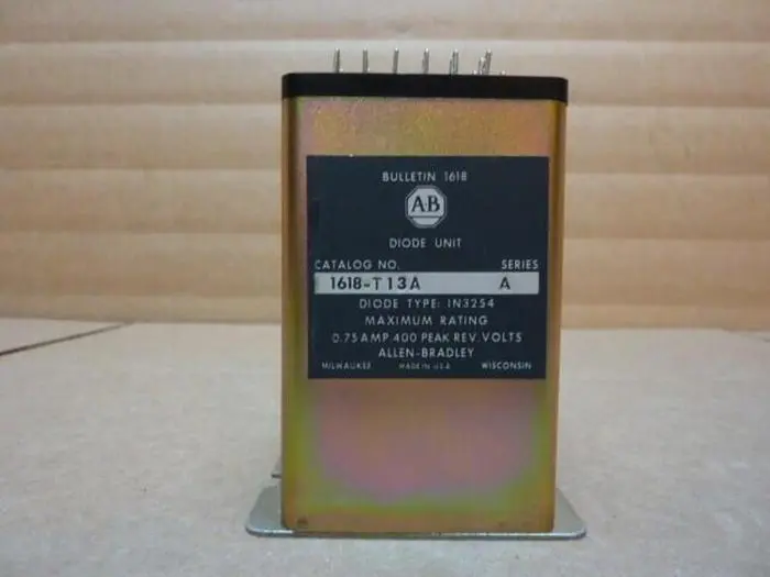Used ALLEN BRADLEY 1618-T13A SER A Misc Electrical & Power Parts | Ideal Machinery #665903