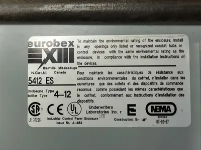 Electrical Enclosure w/ (x4) 30 Amps Breakers FAL3603015M,FAL36030