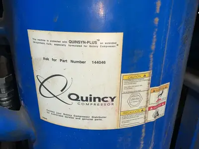 Used 2013 QUINCY COMPRESSOR QGV75 Rotary Screw & Sliding Vane Air Compressors Ohio US | HGR 24 #1482243
