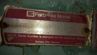 USED FAIRBANKS MORSE 8-D5435WD