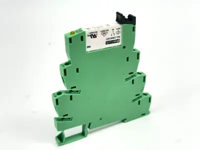 REL-MR- 24DC/21AU | Phoenix Contact  Relay 2961121 w/ PLC-BSC-24DC/21 Base 2966016 - Used