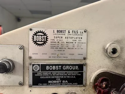 1976 BOBST SP1080E Die Cutter | M3 Graphic Machinery (4)