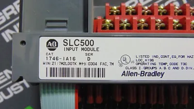 Allen Bradley 1746-IA16/D SLC 500 Input Module Missing Cover Used