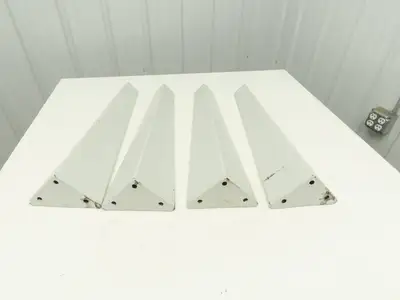 Omga Machine Base Table Legs 26-1/2" Long White Radial Arm Saw Set of 4