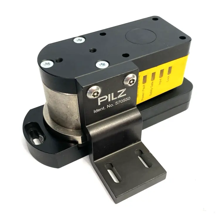 Used PILZ ELECTROMAGNETIC GUARD LOCKING SAFETY SWITCH W/ ACTUATOR PLATE Relays & Switches Michigan US | Maverick Industrial Sales #1092139