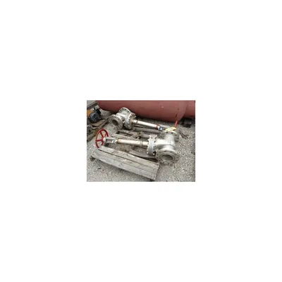 Used Eagle America 6" Stainless Steel Gate Valve - L Series