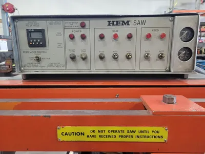 Used 1989 HEM H120LA Horizontal Band Saws Illinois US | Myers Technology Co., LLC #1558162