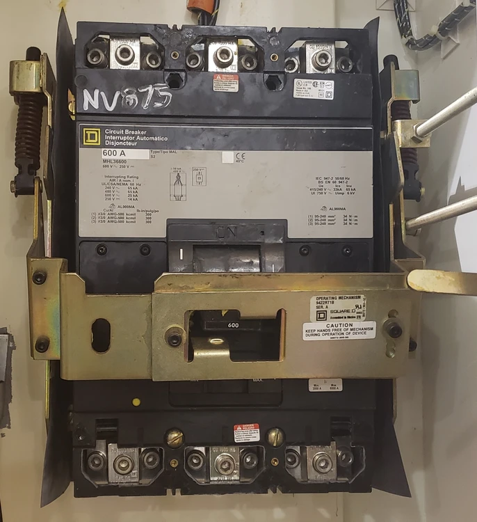 Used SQUARE D MHL36600 Circuit Breakers Alabama US | Transamerican Equipment Company #704566