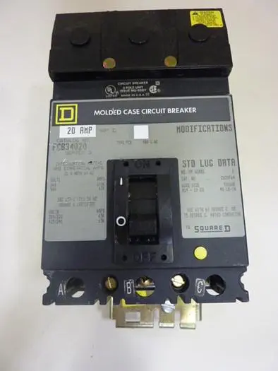 Used SQUARE D FCB34020 Circuit Breakers Michigan US | Ideal Machinery #579605