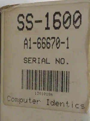 NEW COMPUTER IDENTICS A1-66670-1