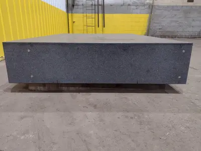83.5" x 55" x 12.5" BLACK PRECISION GRANITE LAYOUT TABLE SURFACE PLATE: STOCK 19367