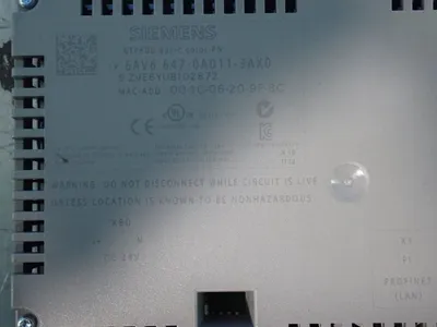 USED SIEMENS 6AV6 6470AD113AX0