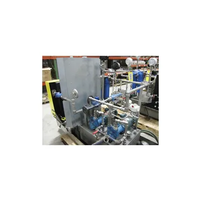 USED LSC PRE-ENGINEERED 16 GPM LUBRICATION LUBE OIL SYSTEM COOLER