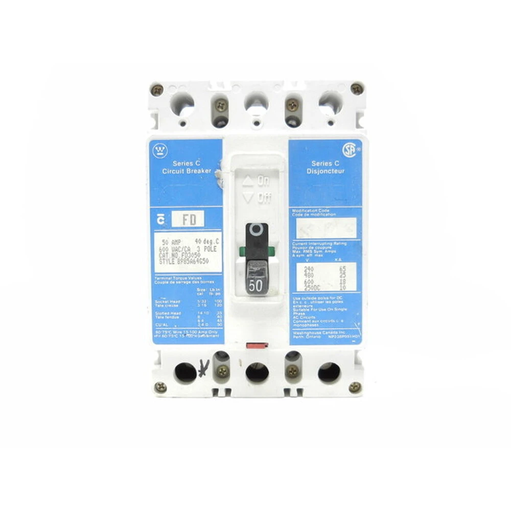 Westinghouse 3Pole 50Amp Breaker