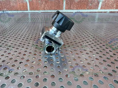 USED ACQUA SEAL 6155535 DIAPHRAGM VALVE W/ 3/4" SANITARY FITTING