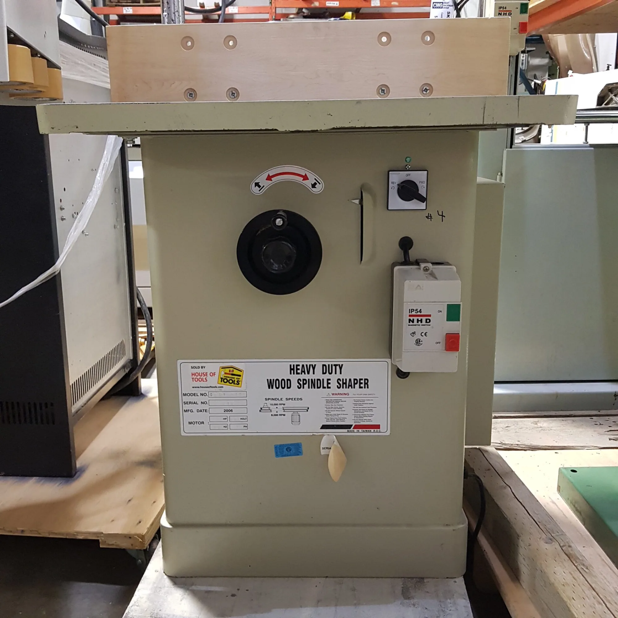 Single Phase 3HP Shaper