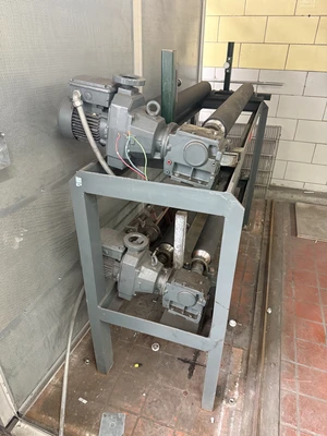 48" Steveco Jar Roller Mill, two tier, variable speed