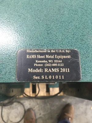 Used Rams Model 2011 Slitter