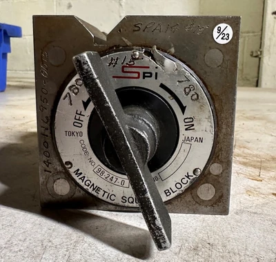 SPI 98-247-0 4" X 4" MAGNETIC SQUARE BASE