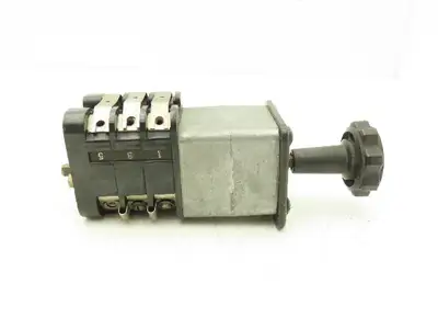 General Electric 10AA008 SBM Switch Rotary Control 3 Position Ammeter Transfer
