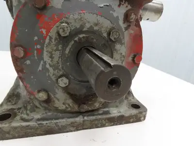 Foote Bros 4S Worm Gearbox 47:1 Ratio Reducer 2Hp 37.5 RPM Right Hand Output