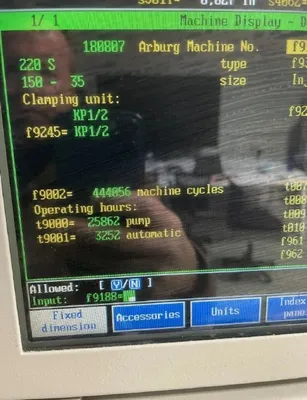 2000 ARBURG 220S-150-35 Injection Molding Horizontal/Vertical | Machinery Network (2)