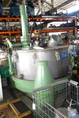 Ellerwerk 736 U-A perforate basket centrifuge, 316SS.
