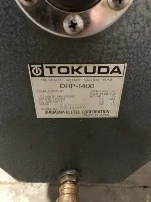 Tokuda DRP-1400 Oil-Sealed Vacuum Pump 1200/1440LPM 2.2kW 200-220V 3PH