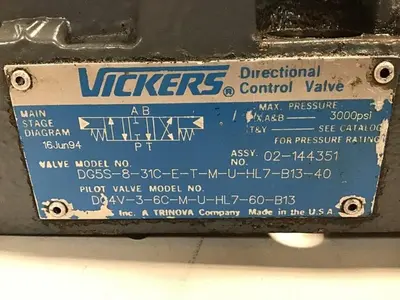 USED VICKERS DG4V-3-6C-M-U-HL7-60-B13