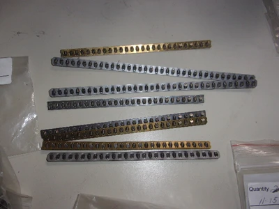 LOT OF (90) ROLLER CAGES FOR CROSSED ROLLER WAYS - MISC. SIZES FROM 5 ROLLER TO