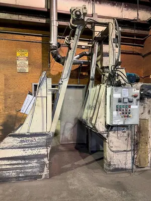 Used METFIN 5 CUBE Tumble Shot Blaster (Tumblast) Pennsylvania US | Shot Blasting Equipment #1556380