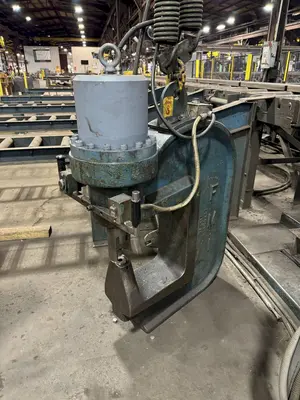 150 TON FRANKLIN MANUFACTURING C FRAME PORTABLE FMI HYDRAULIC WEB PUNCH: STOCK #23390