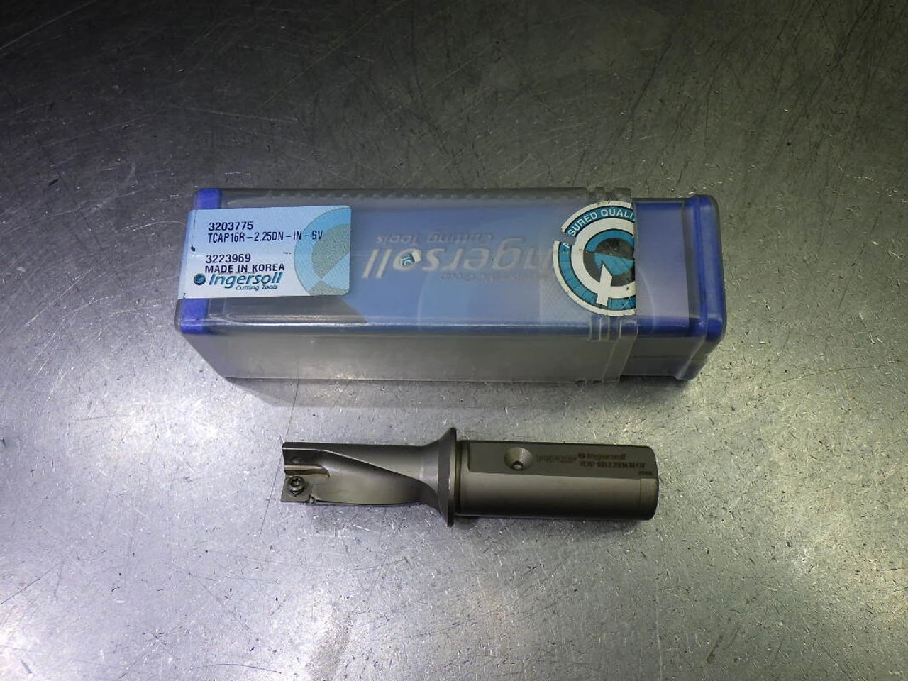 Ingersoll .63-.748" Coolant Thru Drill 3/4" Shank TCAP16R-2.25DN-IN-GV (LOC1593A)