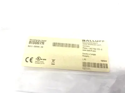 USED BALLUFF READ/WRITE HEAD LF RANGE
