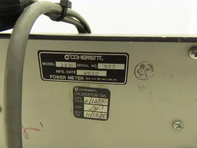 Coherent Model 213 Power Meter 115VAC