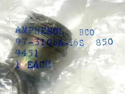 New | in-Stock AMPHENOL PLUG SHELL Connector Accessories | Maverick Industrial Sales #1108076