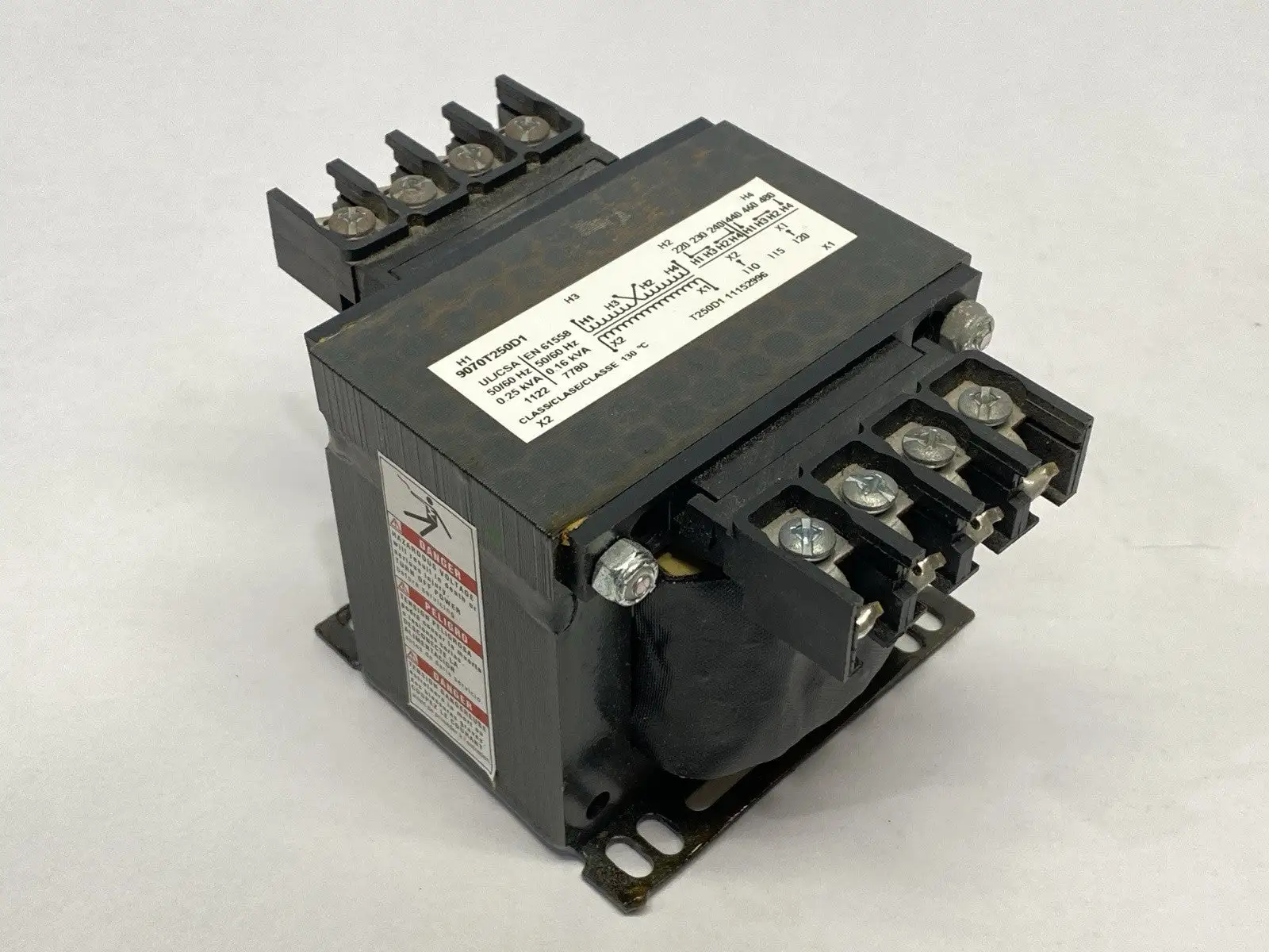 9070T250D1 | Schneider Electric  Industrial Control Transformer 240x480V / 120V - Used
