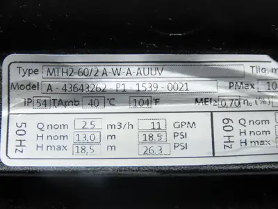 Used GRUNDFOS _UNKNOWN_ Pumps Indiana US | Arrow Industrial #1408633