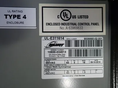 Used 2015 ITECH SERVICES ULE311614 Electrical Panels Ohio US | HGR 24 #1134634
