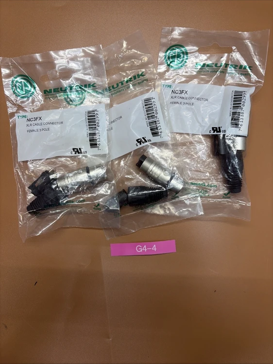 New | in-Stock Neutrik NC3FX Connector Accessories Indiana US | J&J Industrial Supply #944755