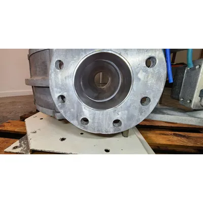 Used Reimelt GmbH 4" Single-channel Stainless Steel Tunnel Diverter Valve