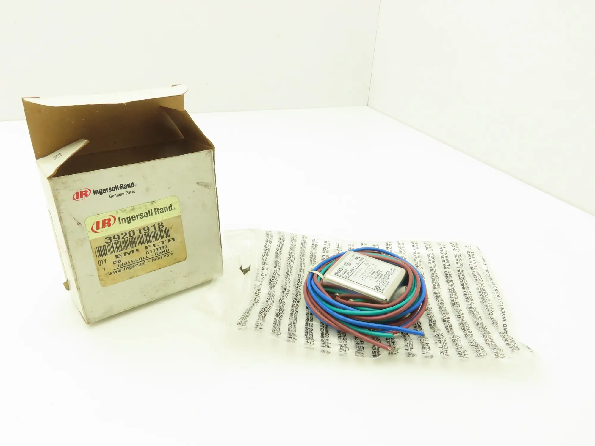 Ingersoll Rand 39201918 Filter RFI 5A 120/250 VAC 50/60Hz Power Line (OEM)