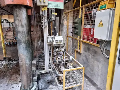 USED HL 450 TON 4 COLUMN PRESS