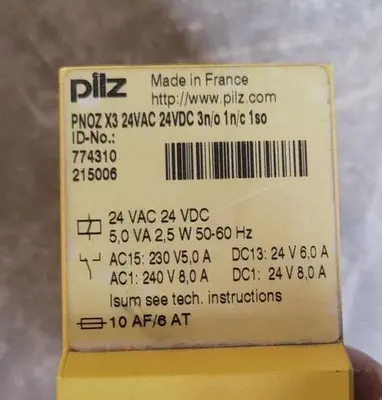 USED PILZ PN0Z X3