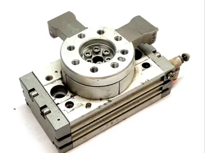 USED SMC ROTARY TABLE ACTUATOR HIGH PRECISION 180°