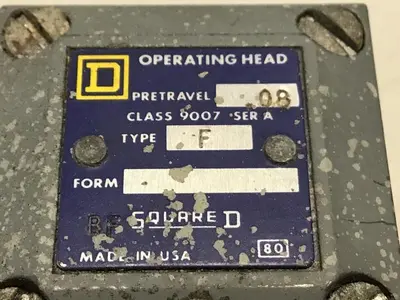 USED SQUARE D 9007-C62F
